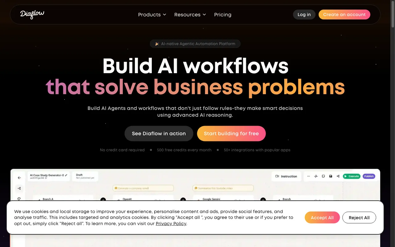 Diaflow — preview screenshot