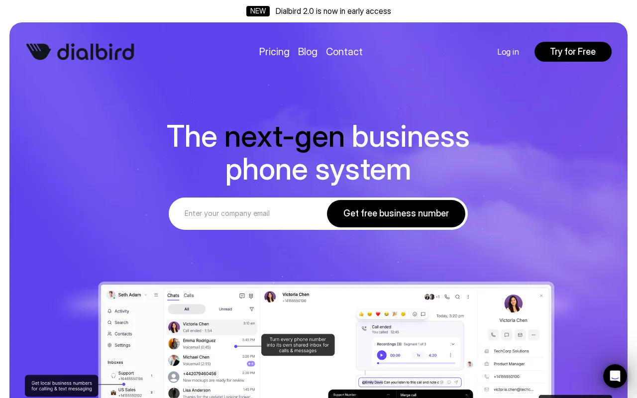 dialbird — preview screenshot