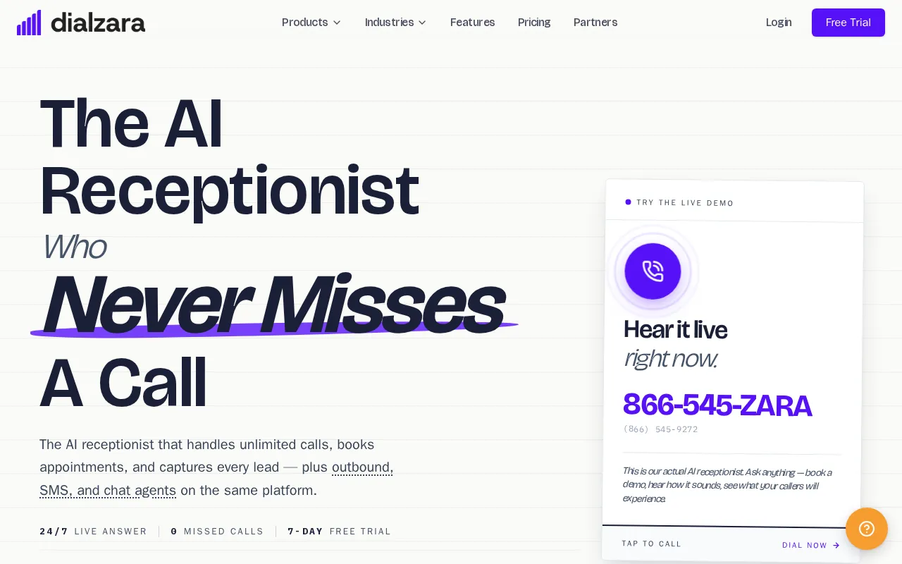 Dialzara — preview screenshot