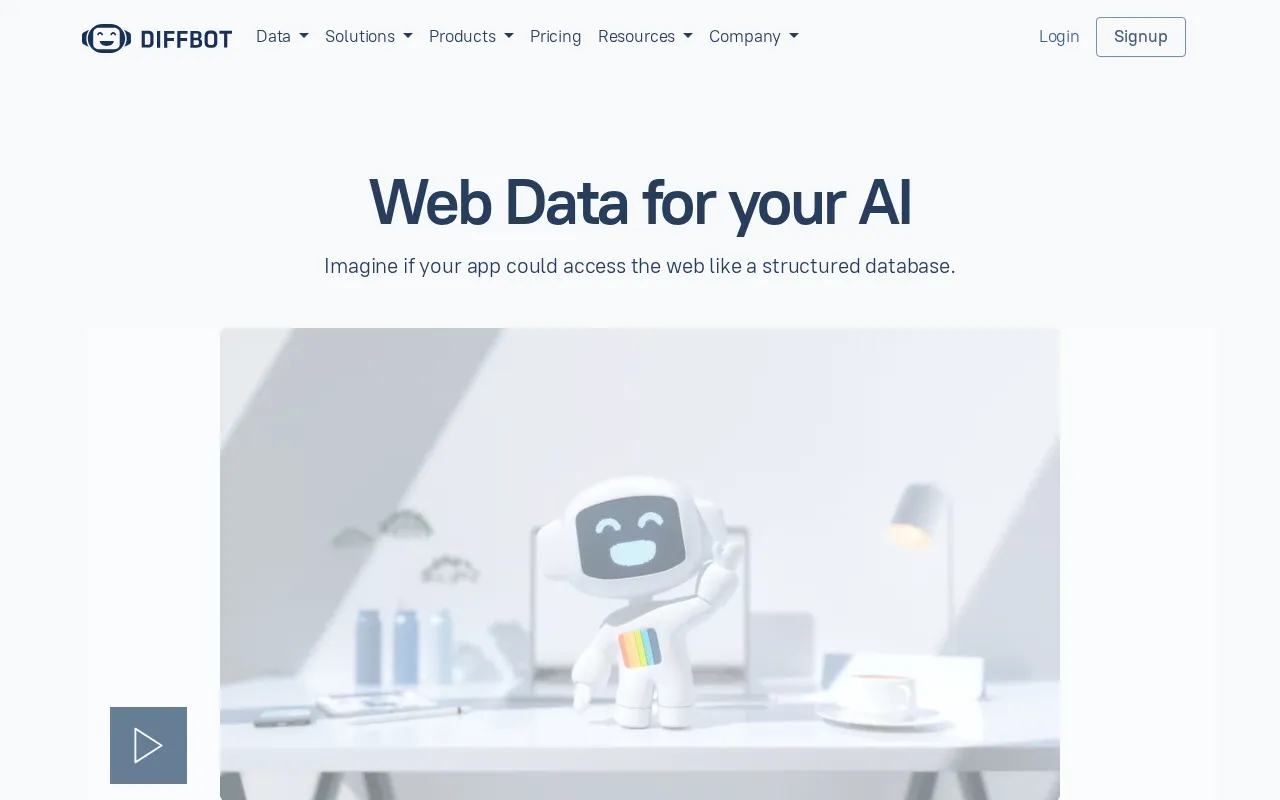Diffbot — preview screenshot