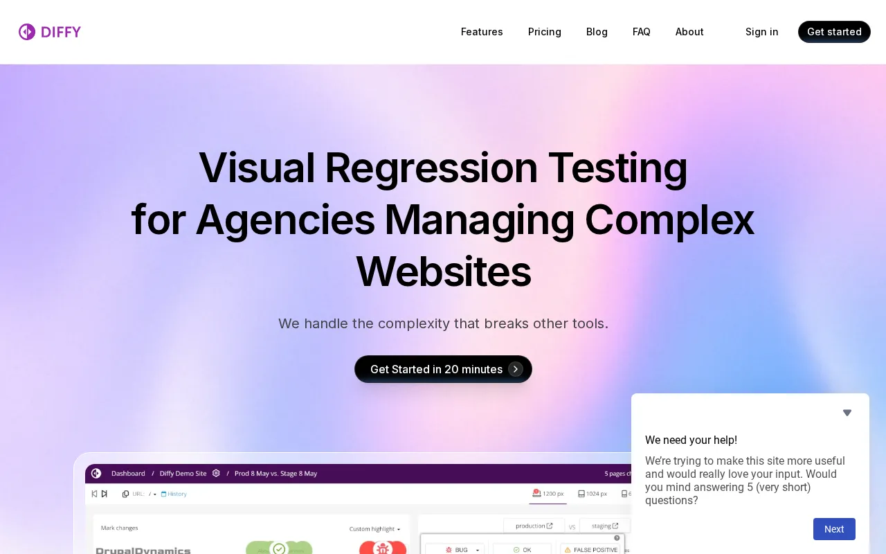 Diffy — preview screenshot