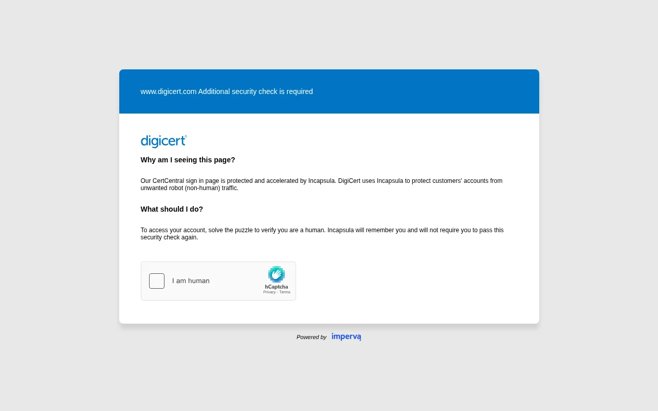 Digicert — preview screenshot