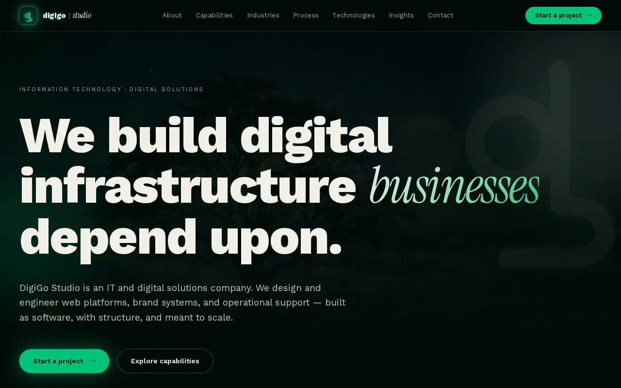 DigiGo Studio — preview screenshot