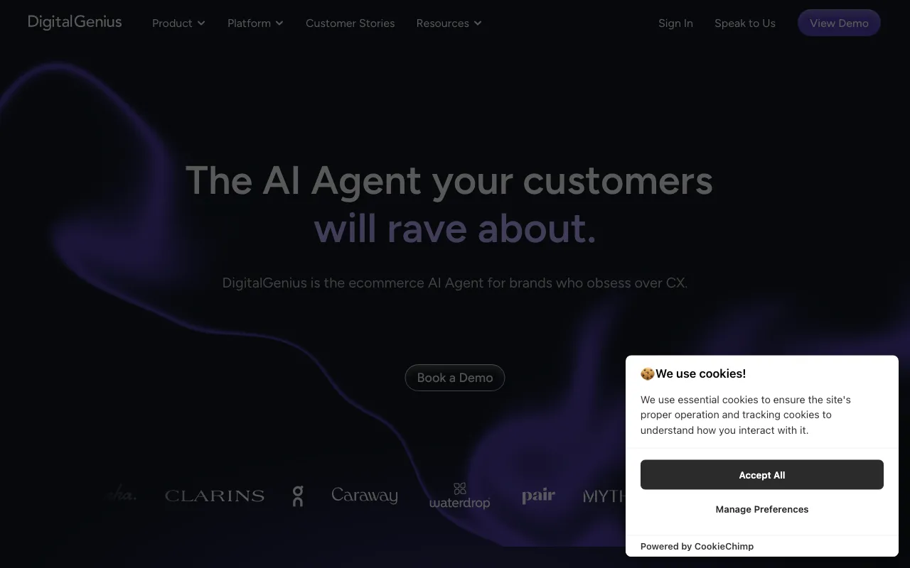 DigitalGenius — preview screenshot