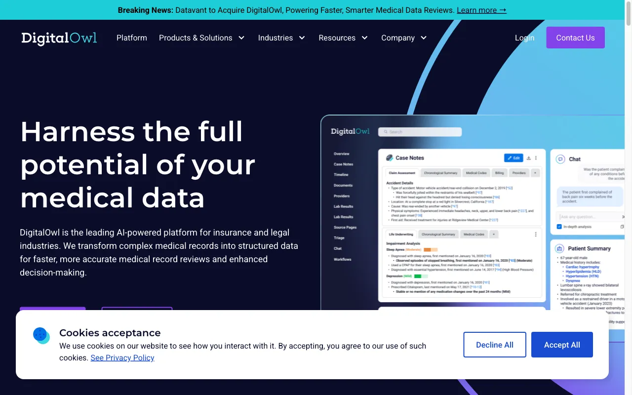 DigitalOwl — preview screenshot