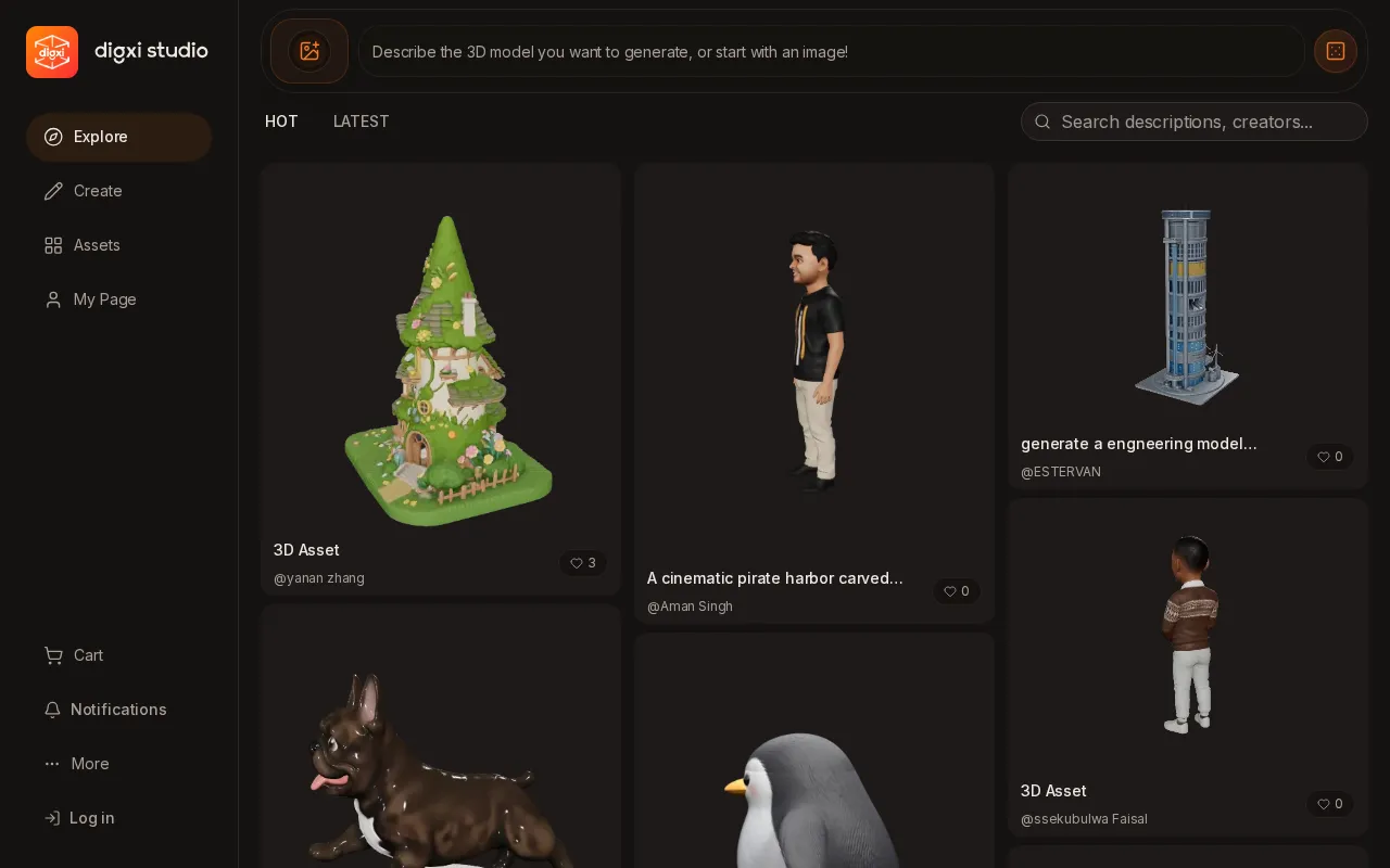digxi studio — preview screenshot