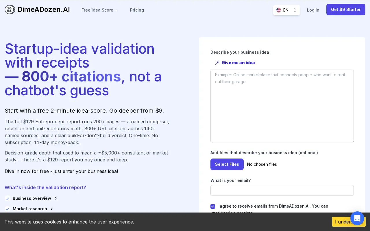 DimeADozen — preview screenshot