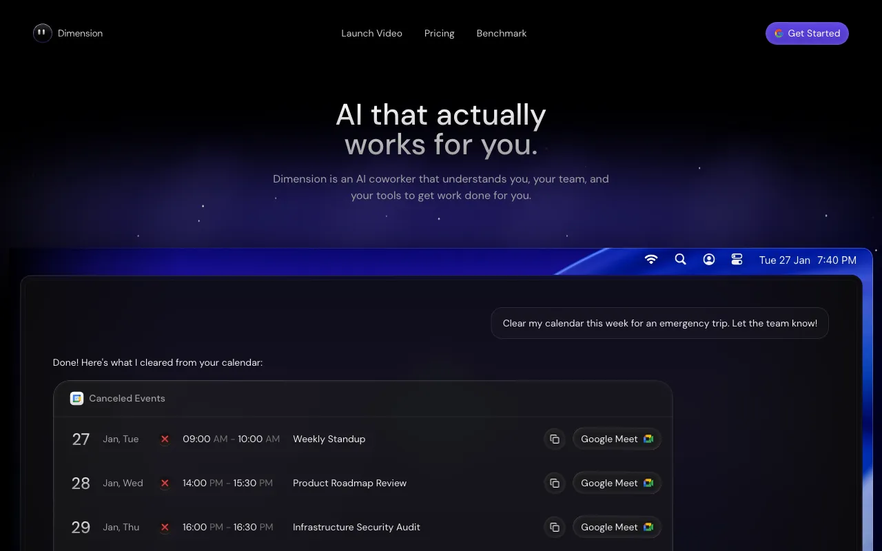 Dimension — preview screenshot
