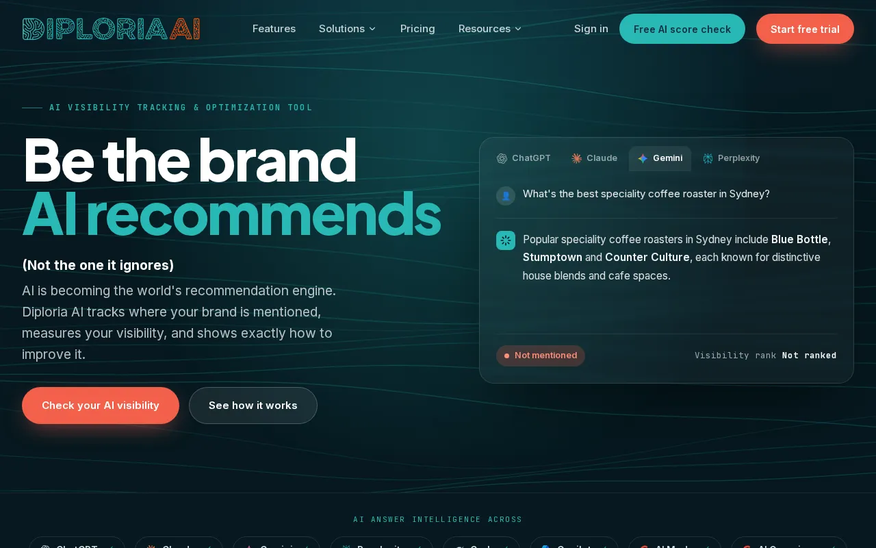 Diploria AI — preview screenshot