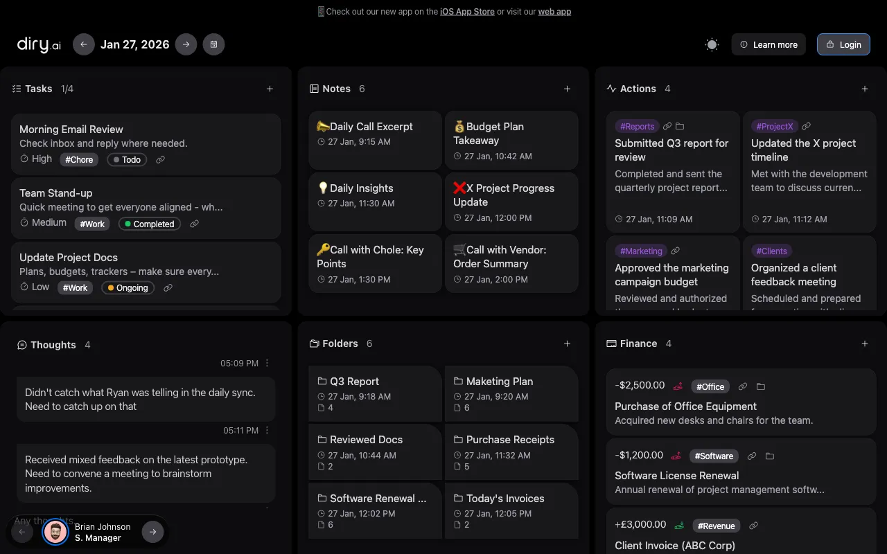 Diry — preview screenshot