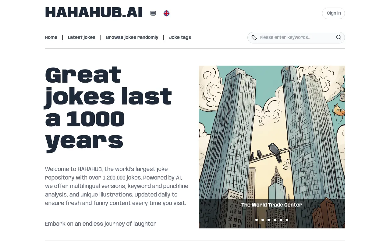 HahaHub — preview screenshot