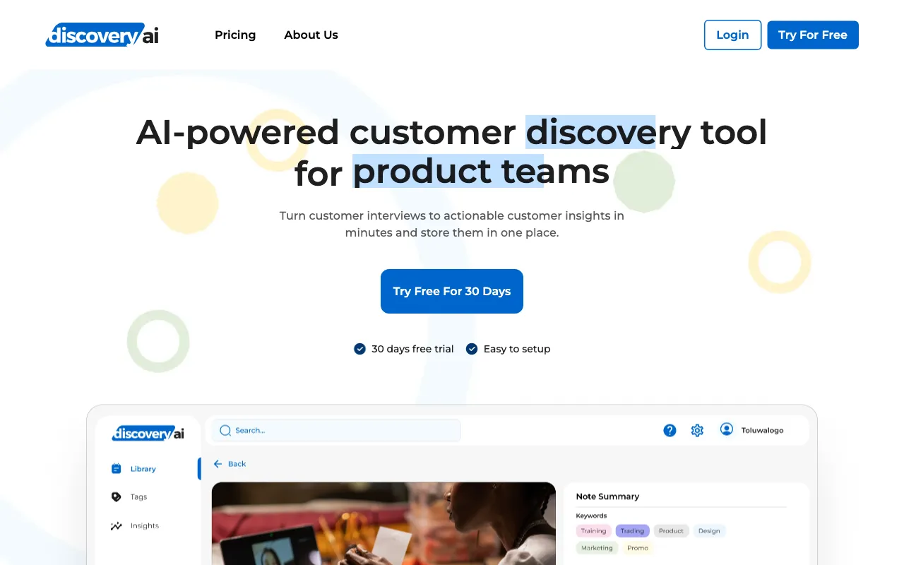 Discovery AI — preview screenshot