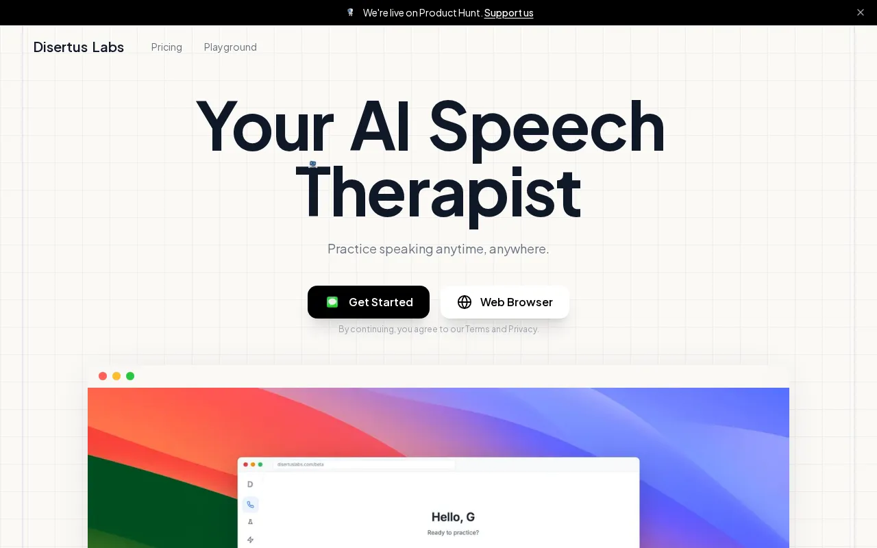 Disertus Labs — preview screenshot