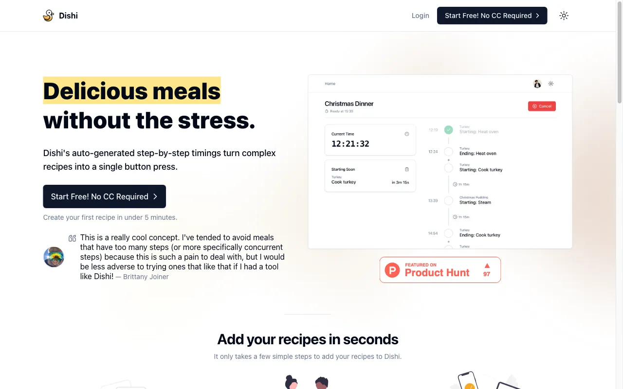 Dishi — preview screenshot