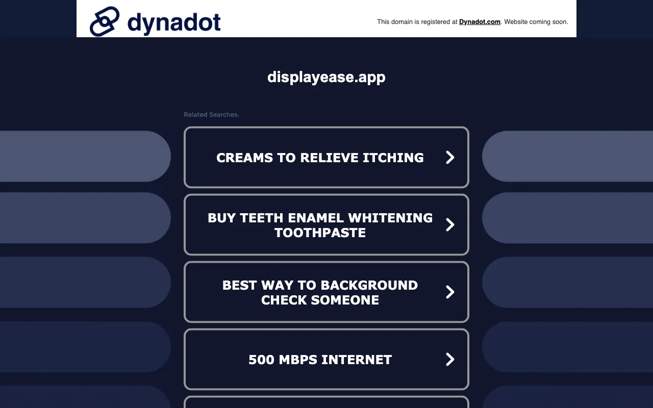 DisplayEase — preview screenshot