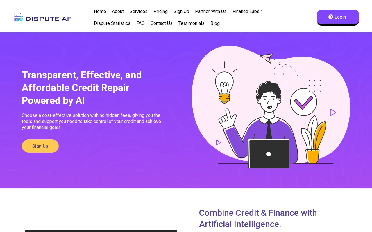 Dispute AI — pricing page