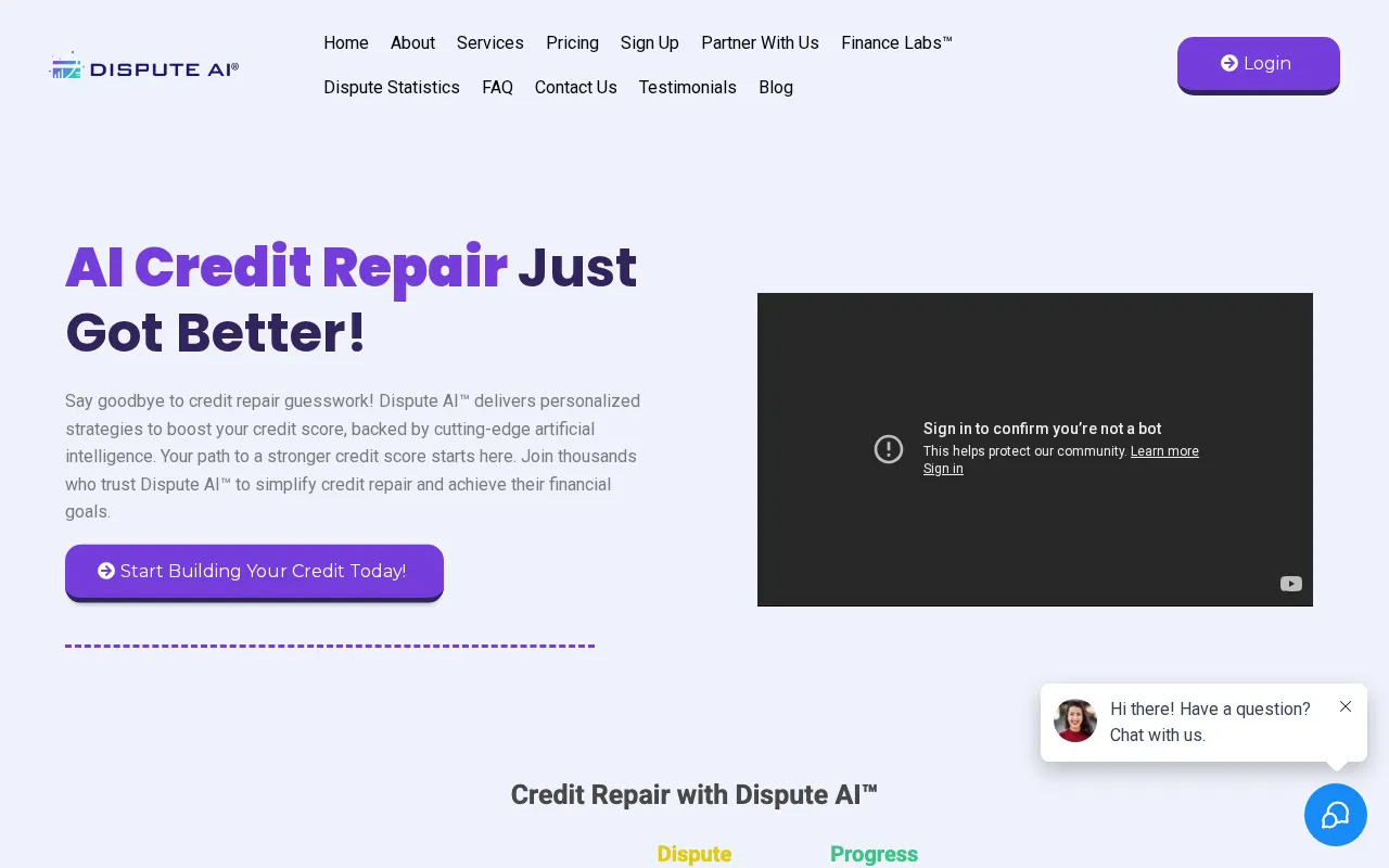 Dispute AI — preview screenshot