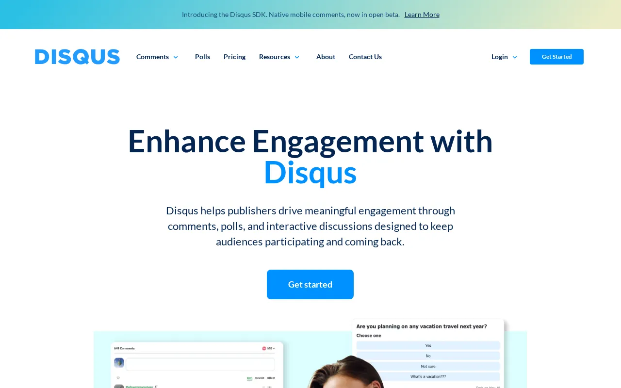 Disqus — preview screenshot