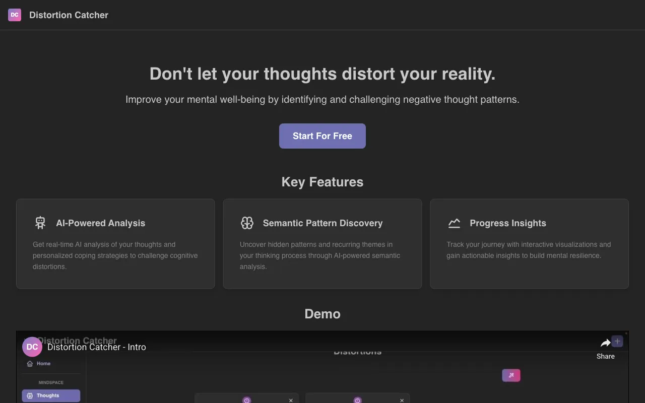 Distortion Catcher — preview screenshot