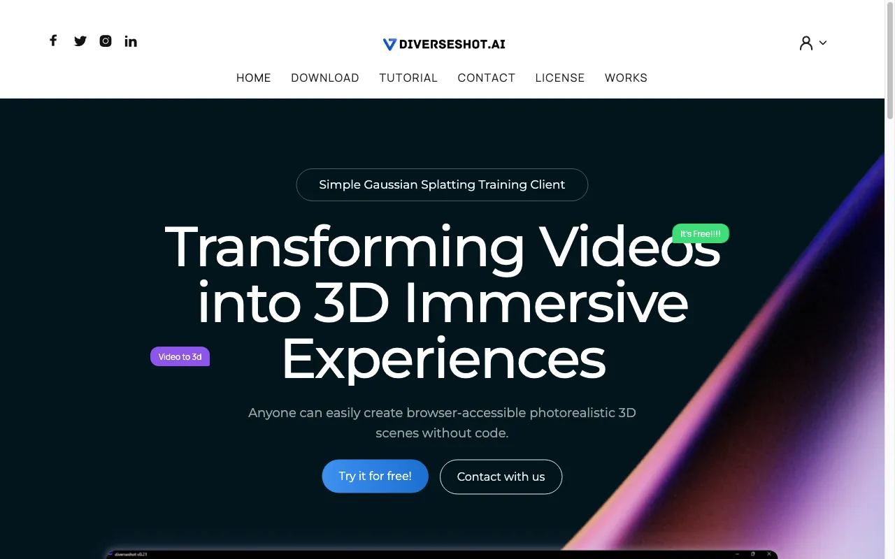 DiverseShot — preview screenshot