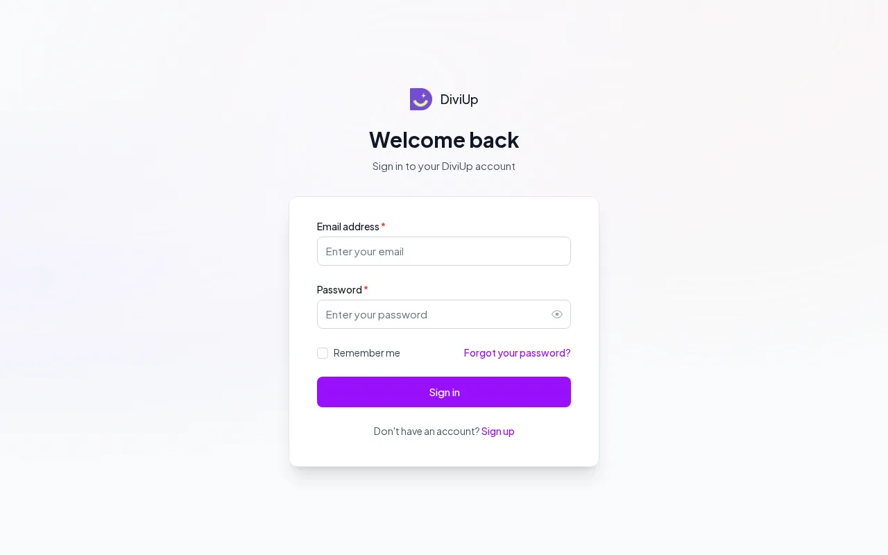 Diviupconnect — preview screenshot