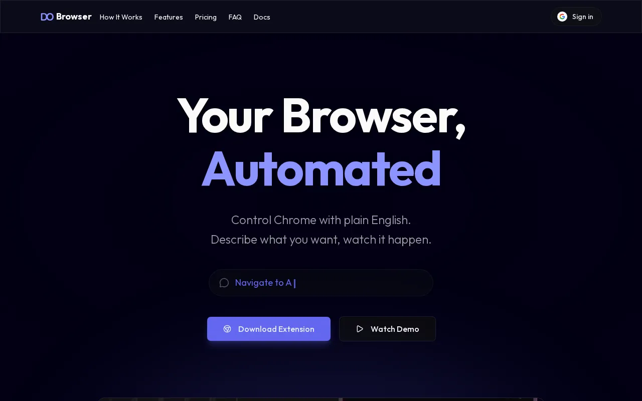 Do Browser — preview screenshot