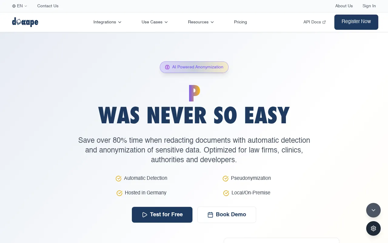Doccape — preview screenshot