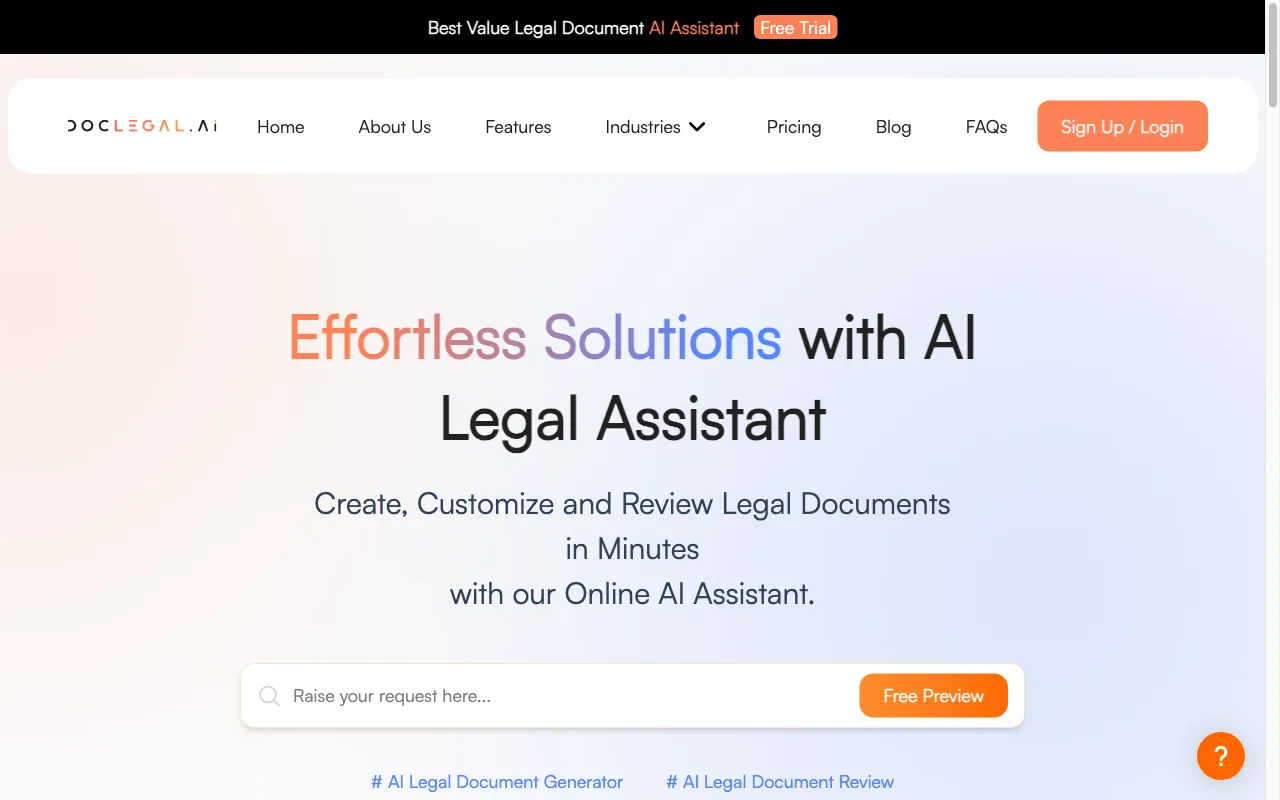 DocLegal.ai — preview screenshot