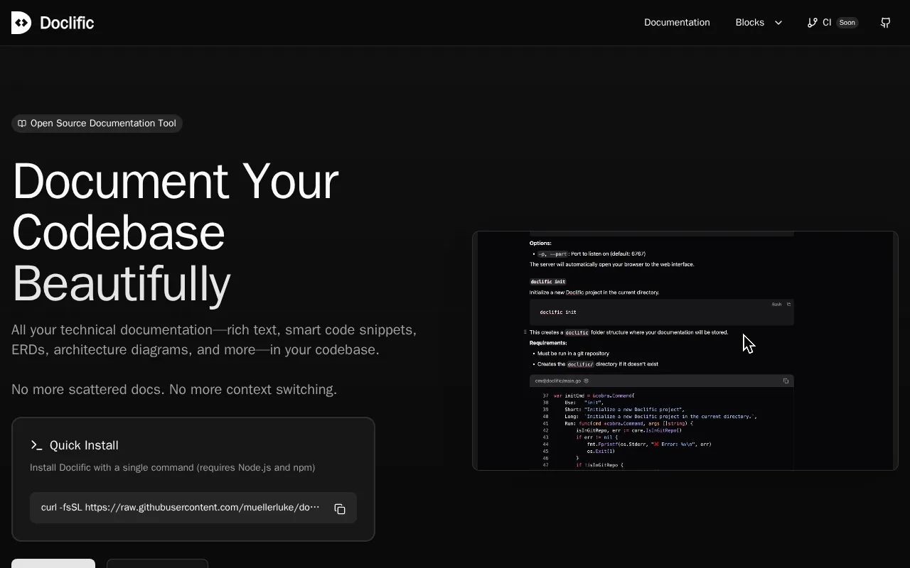 Doclific — preview screenshot