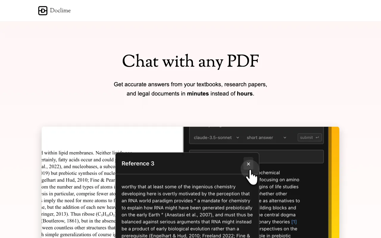 Doclime — preview screenshot