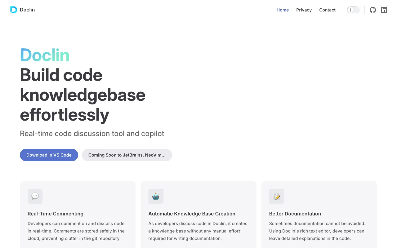 Doclin — preview screenshot
