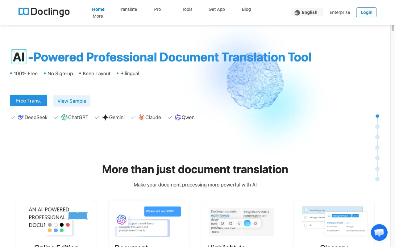 Doclingo — preview screenshot