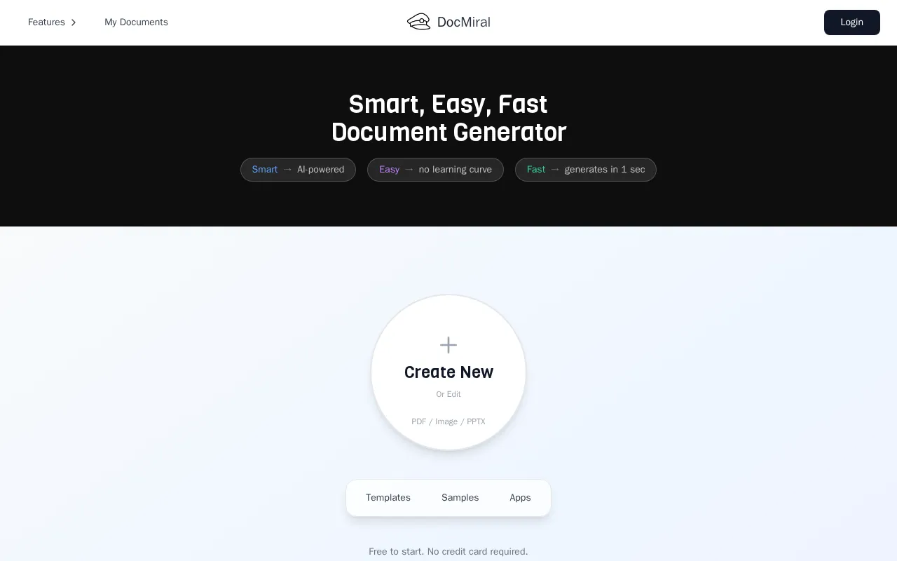 Docmiral — preview screenshot