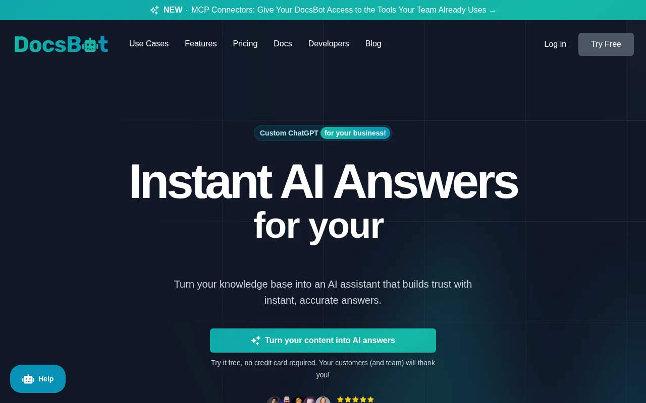 DocsBot AI — preview screenshot