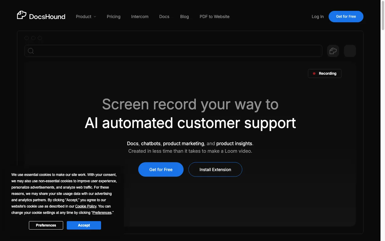 DocsHound — preview screenshot