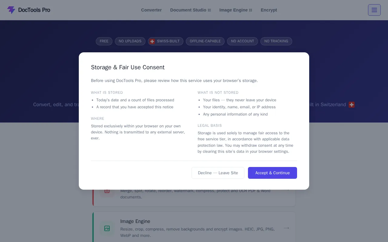 DocTools Pro — preview screenshot