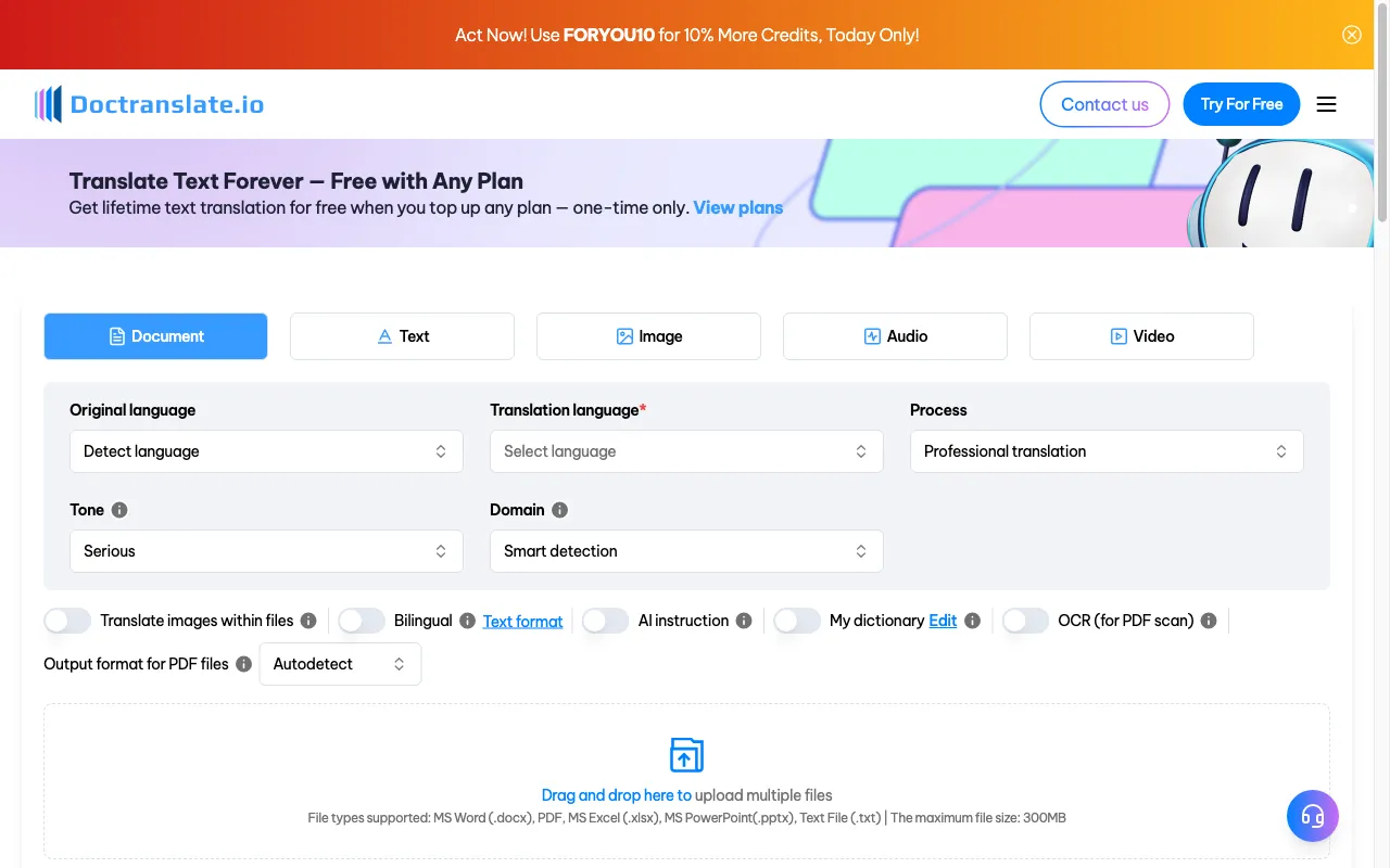 doctranslate.io — preview screenshot