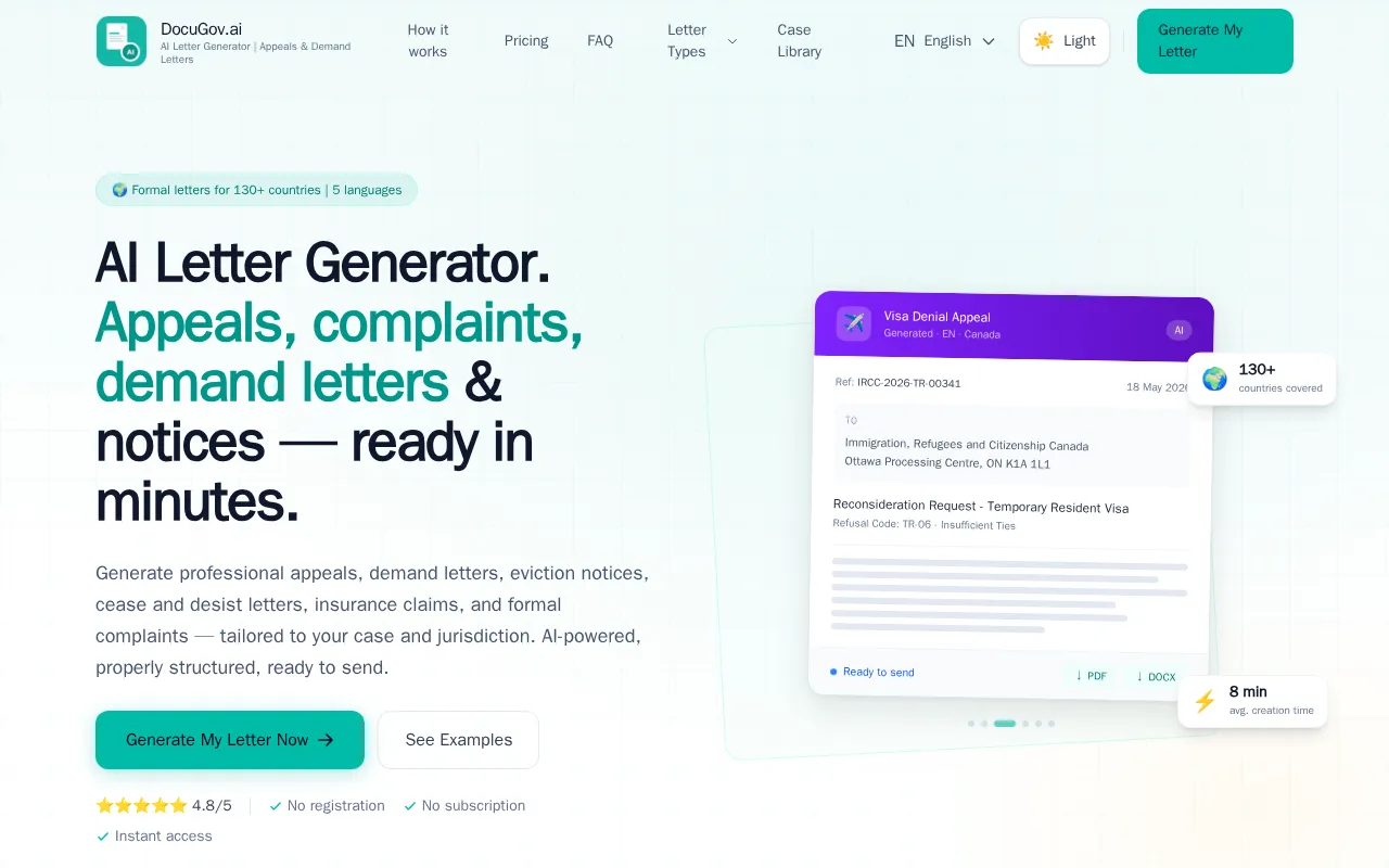 DocuGov.ai — preview screenshot