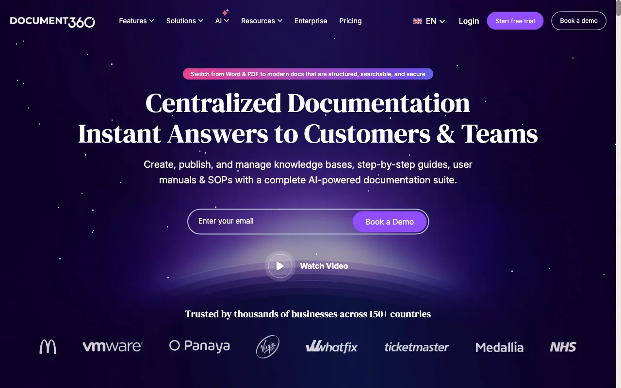 Document360 2.0 — preview screenshot