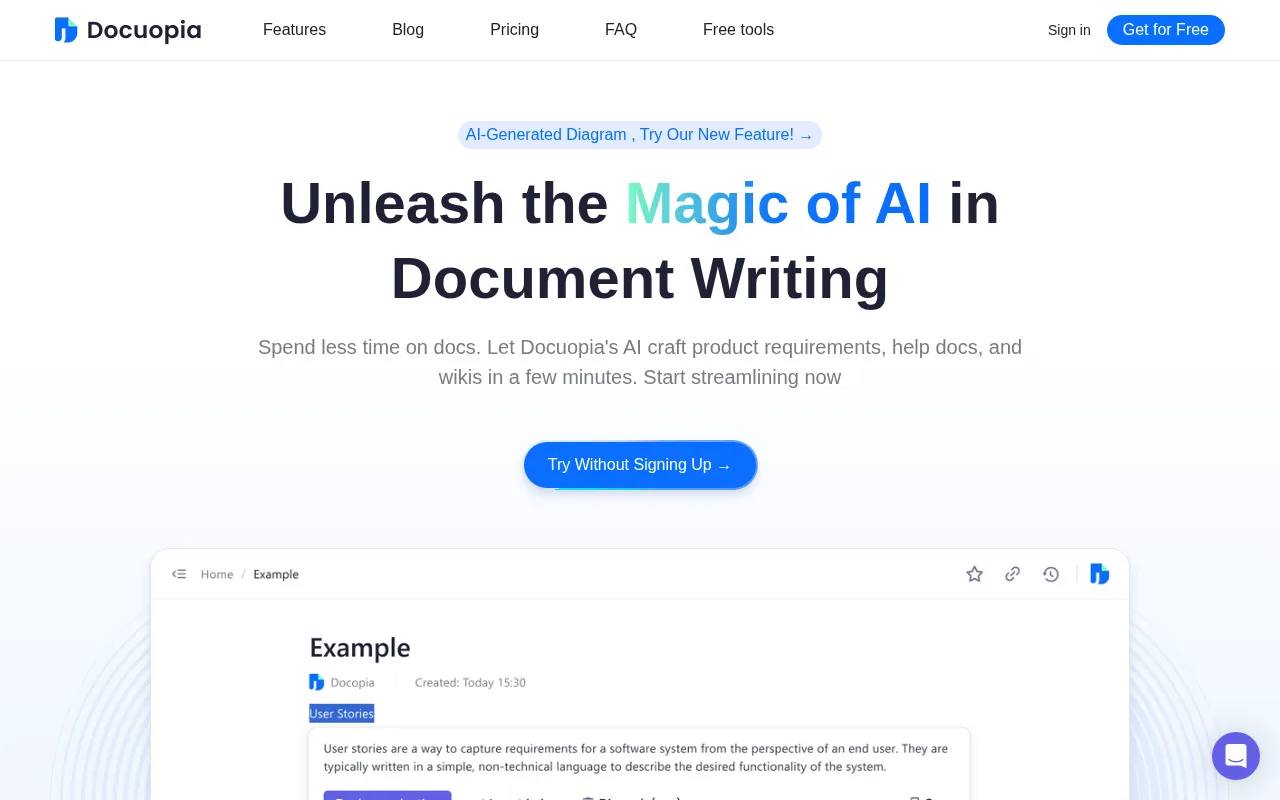 Docuopia — preview screenshot