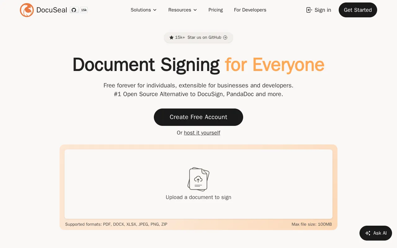 DocuSeal — preview screenshot