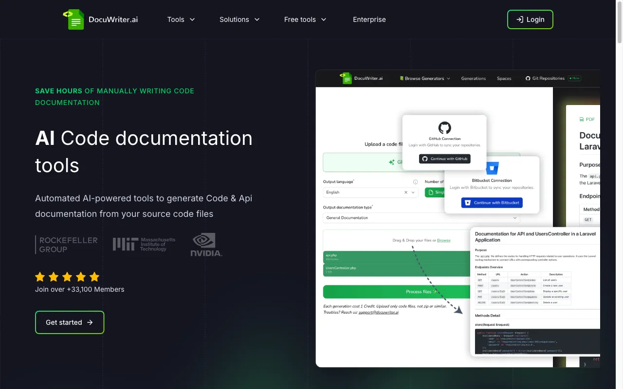 DocuWriter.ai — preview screenshot