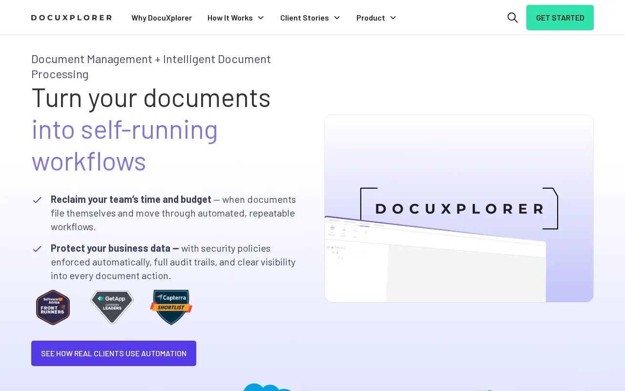 DocuXplorer — preview screenshot