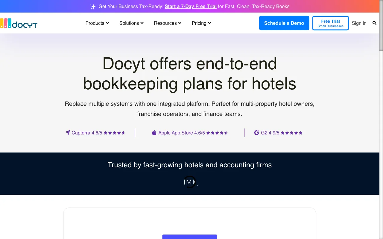 Docyt — pricing page