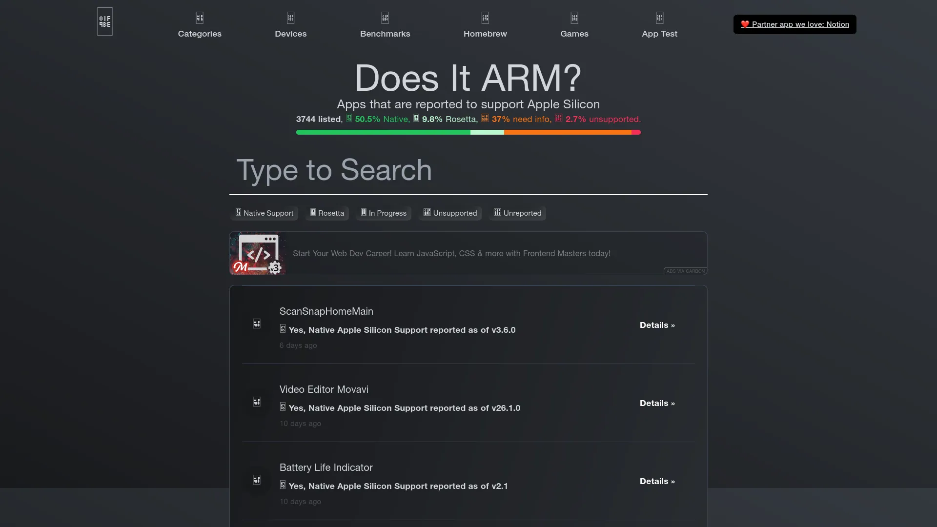 Does it ARM — preview screenshot