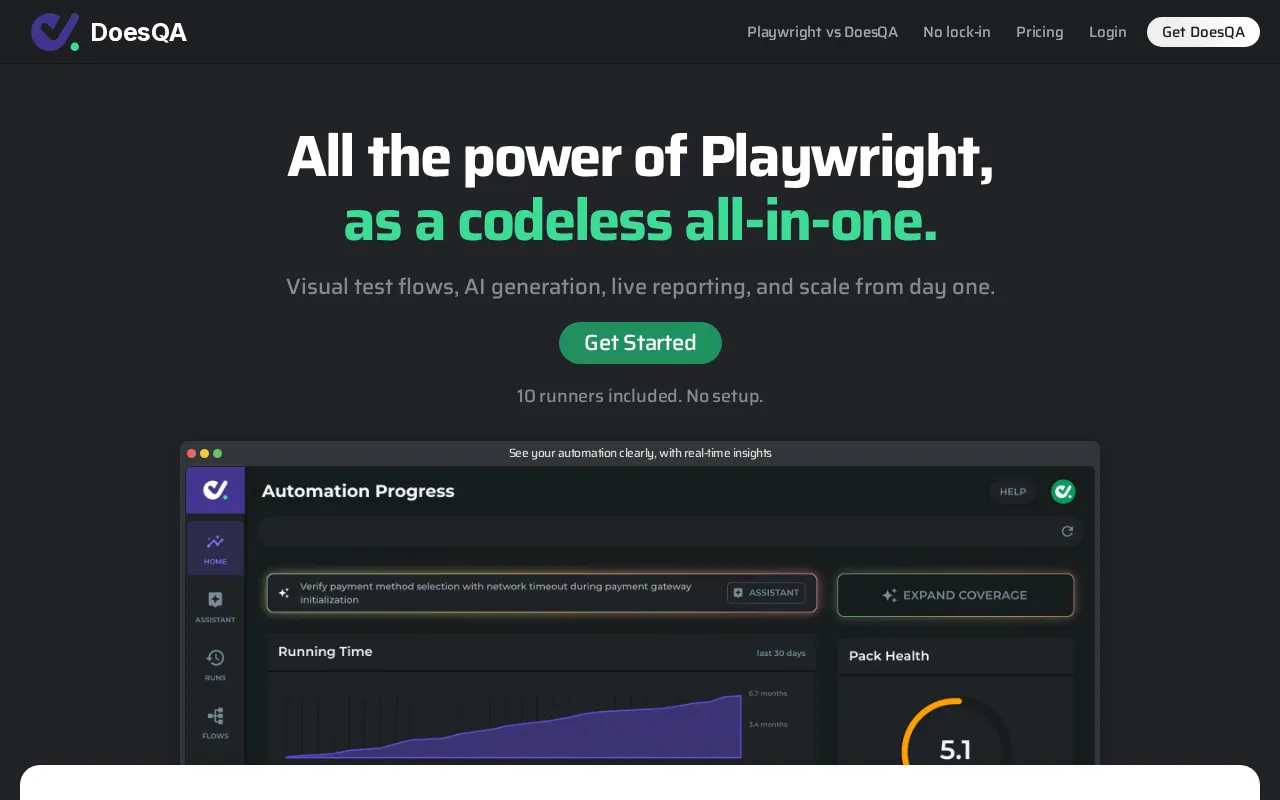 DoesQA — preview screenshot