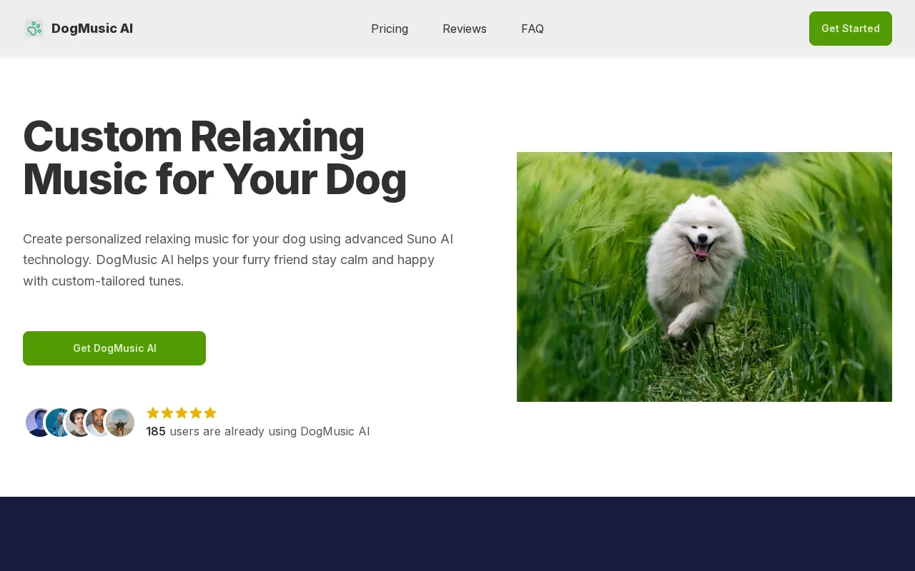 DogMusic AI — preview screenshot