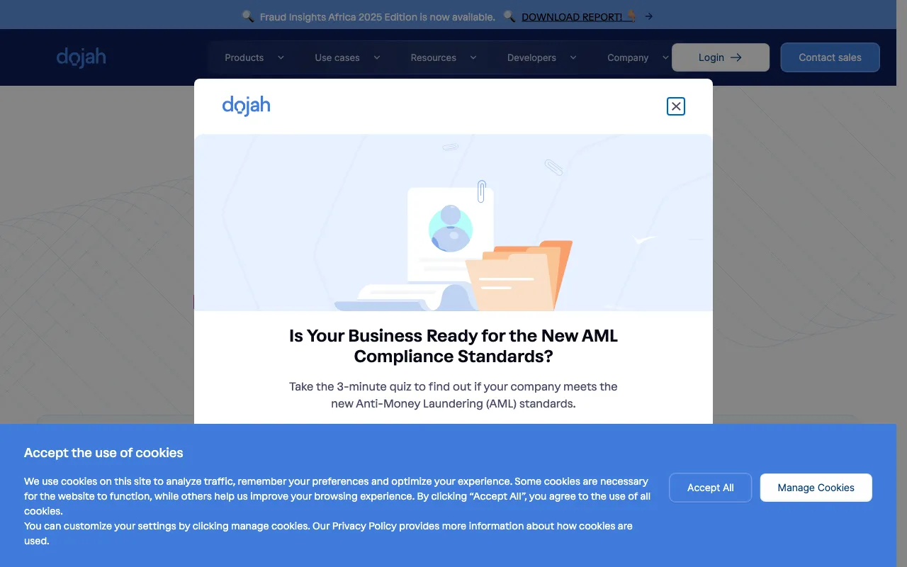 Dojah — pricing page