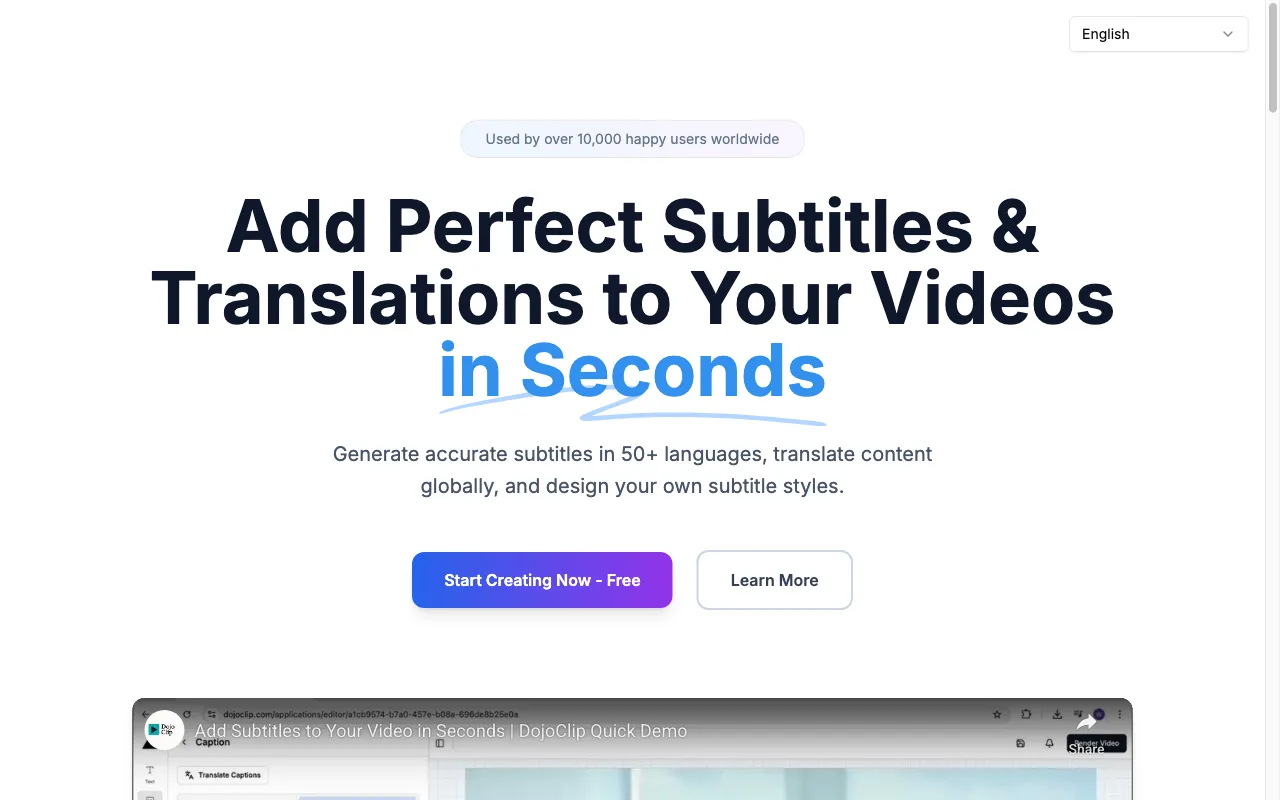 dojoclip.com — preview screenshot