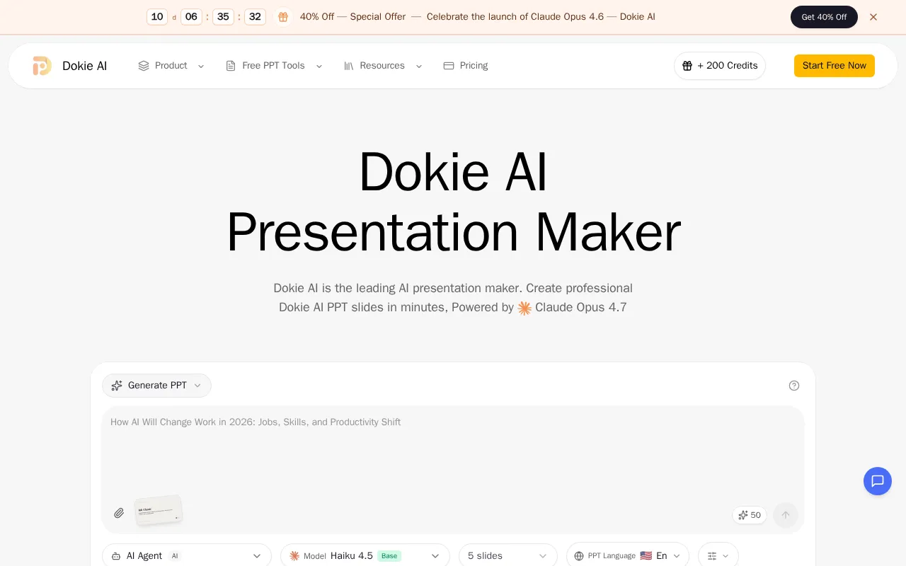 DokieAI.com — preview screenshot